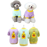 Dog clothes for small dogs winter warm fleece dog vest puppy