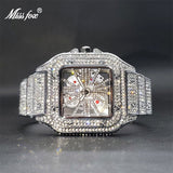 Luxury Men's Watch Special Trendy Iced Cuban Zircon Hip Hop Watch