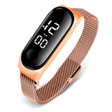 2022  Digital Rose Gold Watch