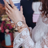 Gold Diamond Luxury Band Causal Creative Ladies Wrist Watches