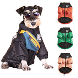 Luxury Dog Down Jacket Winter Pet Clothes for Small Dogs Reflective Large Dog Coat French Bulldog Costume Labrador Husky Outfits