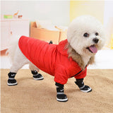 Soft Fur Hooded Coat Winter Warm Pet Dog Clothes For Small Medium Dogs