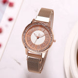 2022 spring new diamond-studded iron-absorbing stone watch