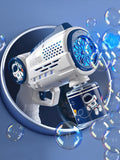 宇宙飛行士電気自動ライトバブルマシン泡銃夏のビーチお風呂屋外ゲームファンタジーおもちゃ子供のためのキッズギフト