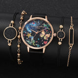 5PCS New Luxury Fashion Bracelet Watch Set