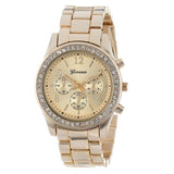 2022 Luxury Geneva Brand Women Gold Stainless Steel Quartz Watch