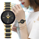 Luxury Rhinestone Quartz Bracelet Wristwatches