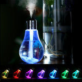 Colorful Light Bulb Humidifier Car Atomization Water Distributor Mini USB Humidifier Household Ambience Light