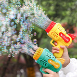 Gatling Bubble Gun 32/29 Holes Bazooka Automatic Bubble Machine For Kids Summer Outdoor soap Bubbles Toys Party Birthday Gifts