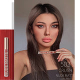 8 Colors Waterproof Liquid Lipstick Matte Nude Lip Gloss Brown Pigment Dark Red Lasting Velvet Lipstick Women Makeup Lip Glaze