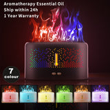 Flame Air Humidifier Essential Oil Diffuser Aroma Ultrasonic Mist Maker Aromatherapy Humidifiers Diffusers Fragrance Home Car