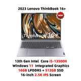 New Lenovo ThinkBook 16+ Laptop i7-13700H/i5-13500H Intel Iris Xe 16G/32GB 512G/1T/2TB SSD 16" 2.5K IPS Screen Computer Notbook