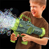 恐竜シャボン玉銃マシンのおもちゃ 32 穴電動自動バズーカバブルメーカー銃屋外パーティー子供のおもちゃギフト