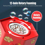 Bubble Maker 2023 Chinese New Year Firework Shape Bubble Machines For Lawn Outdoor Indoor Parties Weddings Camping Decor