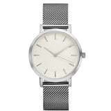 2023 Luxury Women Metal Mesh Watch Simplicity Classic Quartz High Quality Watch