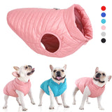 犬用ダウンジャケット冬暖かい犬服小型犬用防水ペットコート