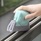 Window Groove Cleaning Cloth Kitchen cleaning Window Cleaning Brush Windows Slot Cleaner Brush Clean Window Slot Clean Tool - Kevous