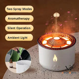 Creative Essential Oil Humidifier - Volcano Aromatherapy Machine with Flame Effect