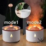 Creative Essential Oil Humidifier - Volcano Aromatherapy Machine with Flame Effect