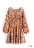 Boho Mini Dress Felizia