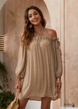 Boho Sexy Off Shoulder Mini Dress Rebecca