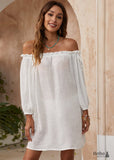 Boho Sexy Off Shoulder Mini Dress Rebecca