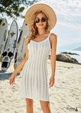 Boho White Beach Mini Dress Shada
