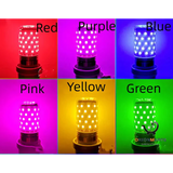 Colorful LED Corn Light Bulb, E27E14 Screw Mouth