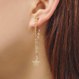 Little Star Ear Chain (1 pair)