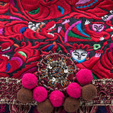 Floral Embroidered Boho Shoulder Bag - Kevous