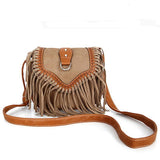 Gypsy Fringe Bohemian Shoulder Bag - Kevous