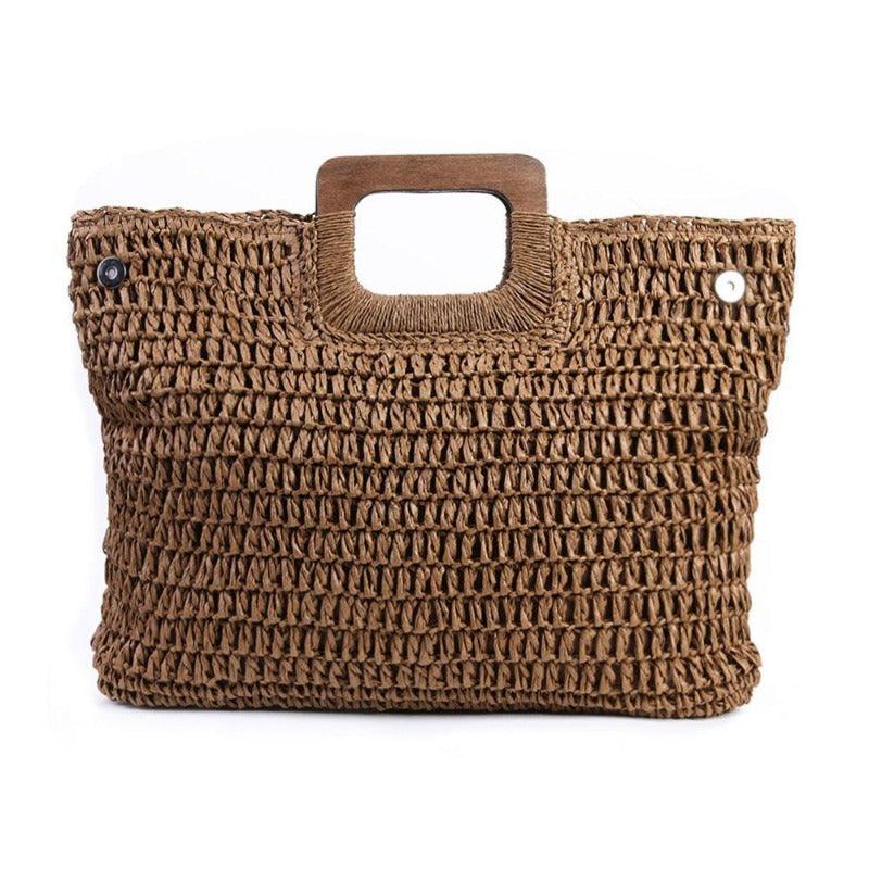 Rattan Handmade Knitted Travel Tote - Kevous