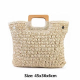 Rattan Handmade Knitted Travel Tote - Kevous