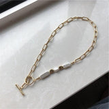Vintage Simulated Pearl Necklace - Kevous