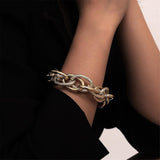 Boho Chunky Chain Bracelet Bangle - Kevous