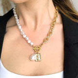 Boho Long Pearl Necklace - Kevous