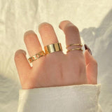 Vintage Bohemian Joint Rings Set - Kevous