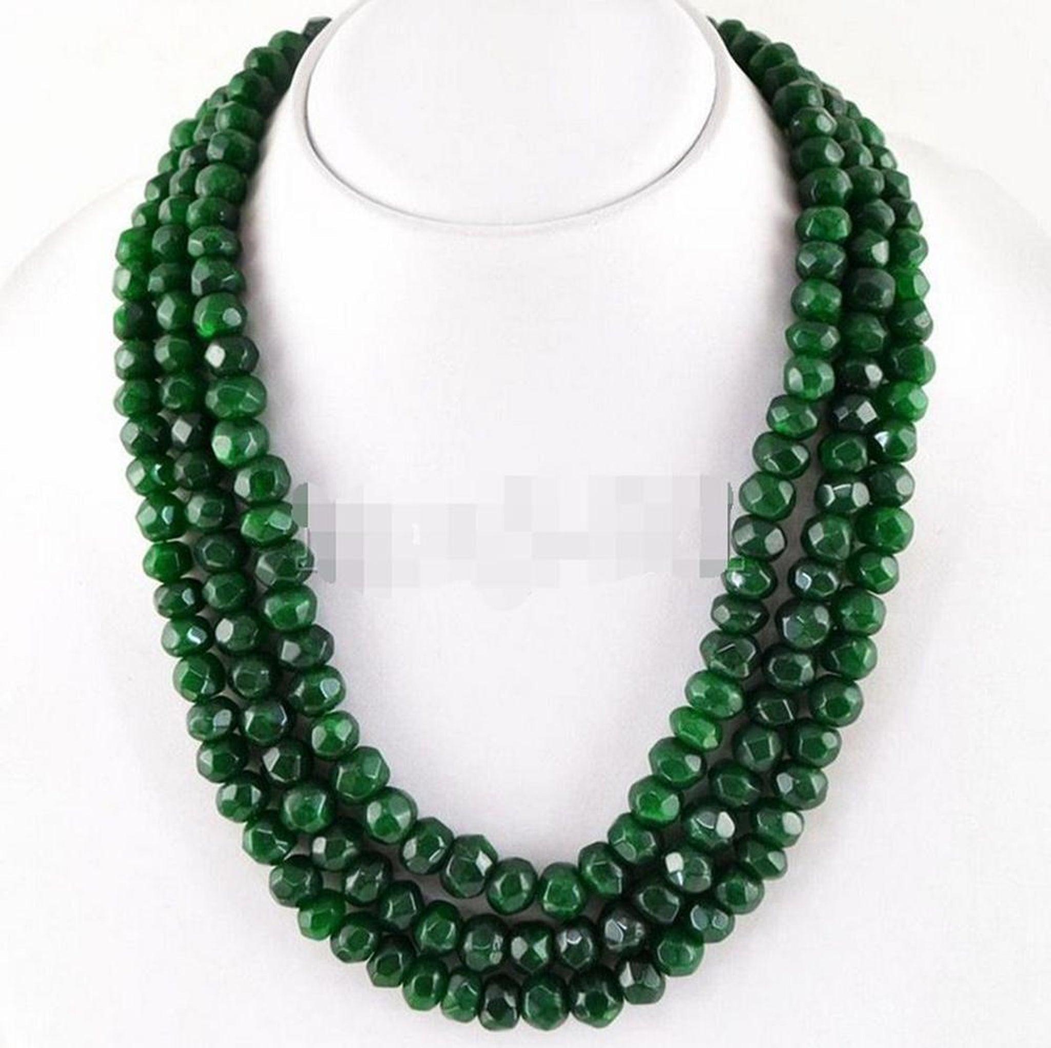 Faceted Gemstone Beads Necklace - Kevous