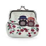 Luxury Owl Leather Coin Purse - Kevous