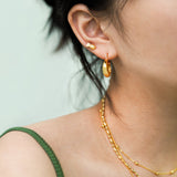 Sterling Silver Stud Earrings - Mini Pineapple Silver/Gold